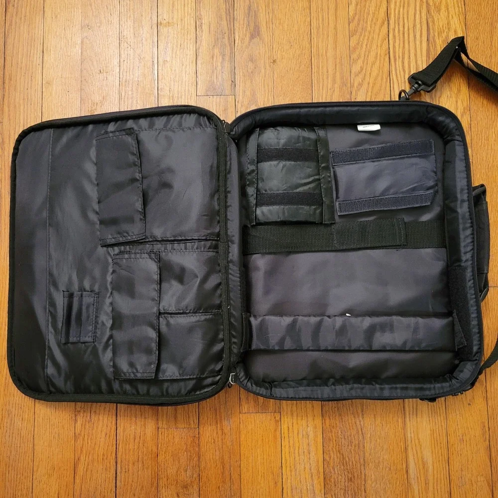 Targus Black Briefcase Computer Bag Laptop Messenger Shoulder Strap Travel‎